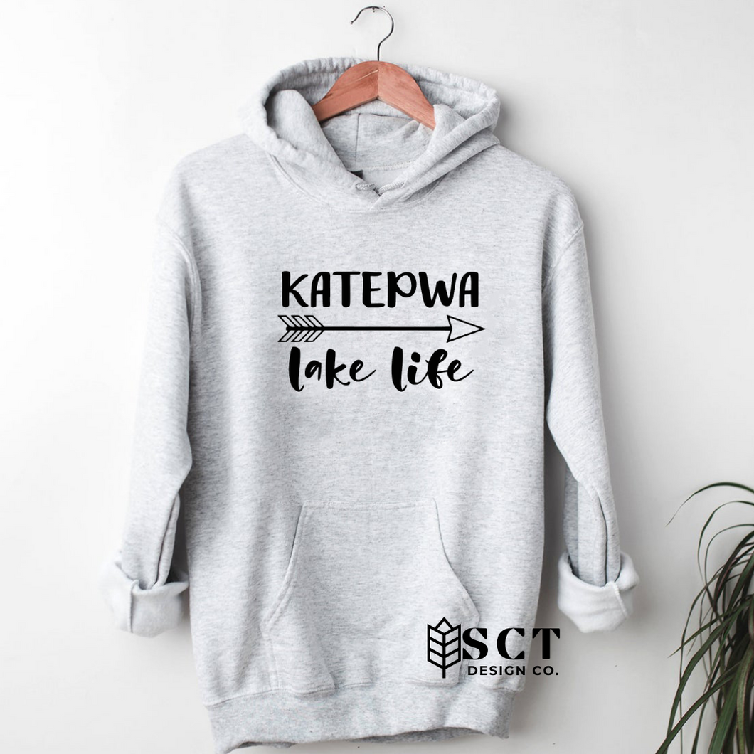 Katepwa Lake Life with Arrow [5] - Unisex hoodie