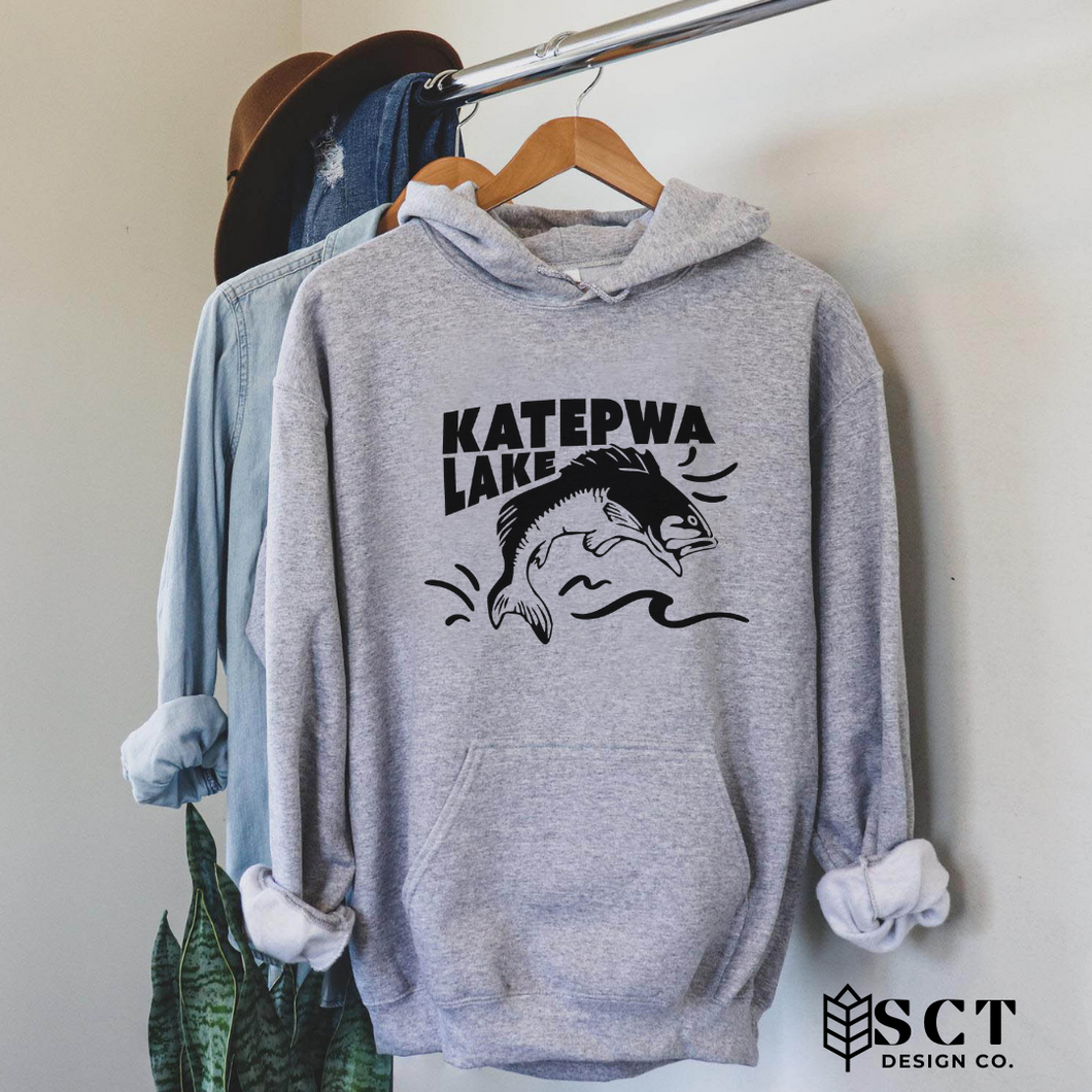 Katepwa Lake {fish} - Unisex hoodie