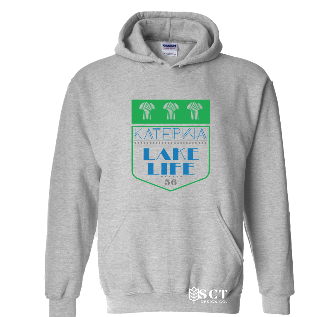 Katepwa Lake Life {highway 56 multi-colour} - Unisex hoodie