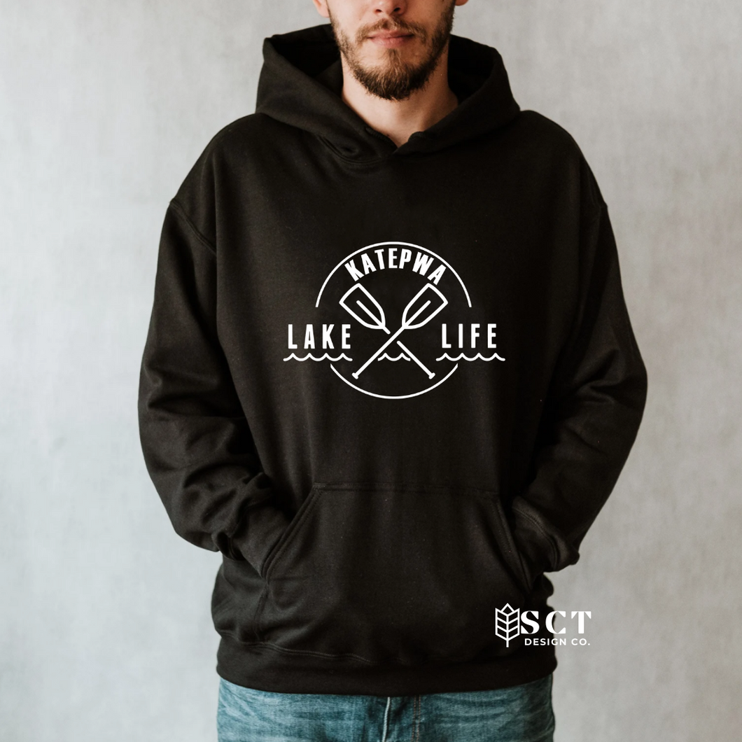 Katepwa lake life - 2 paddles [2] - Unisex hoodie