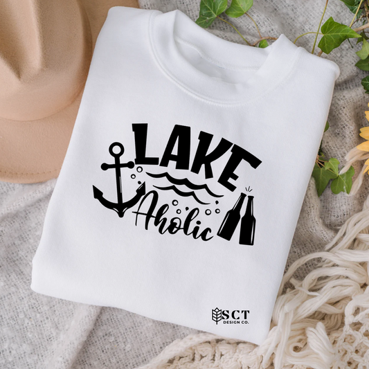 Lake Aholic {beer} - Unisex Crewneck