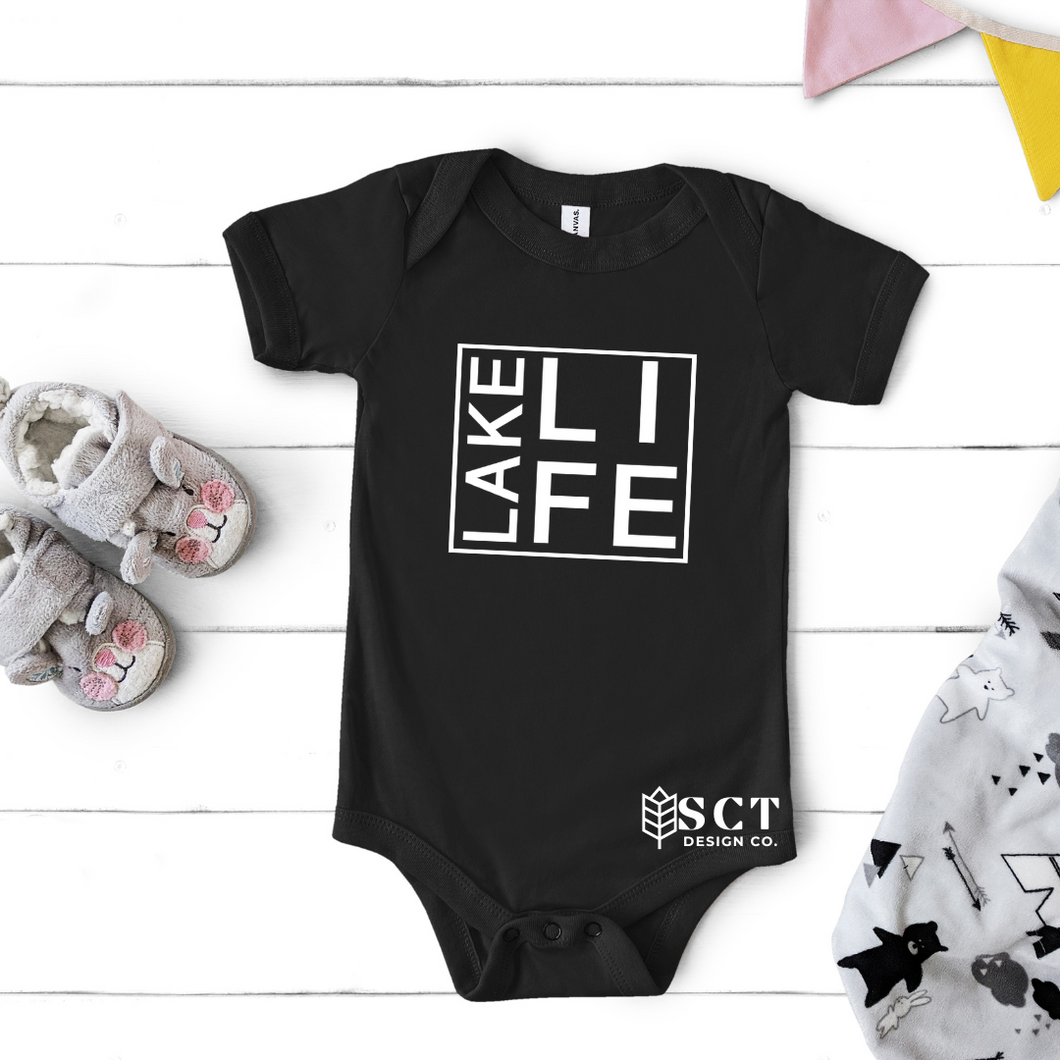 Lake Life {box} - Infant diaper shirt