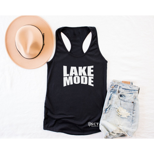 Lake Mode - Ladies Racerback Tank