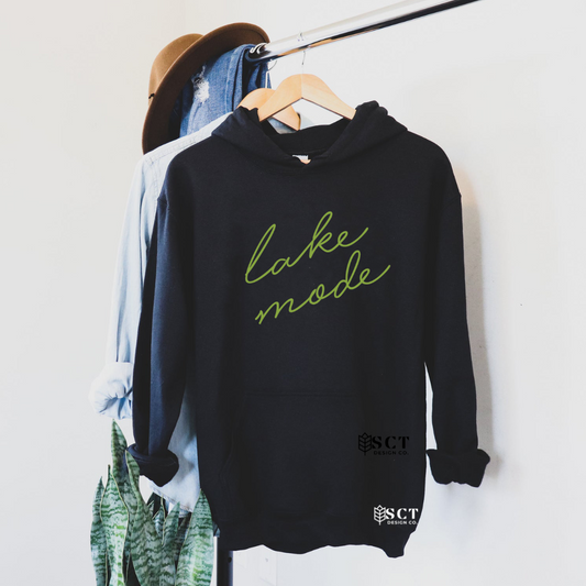 Lake Mode {Script} - Unisex Hoodie