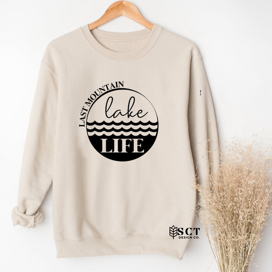 Last Mountain Lake Life {waves} - Unisex Crewneck