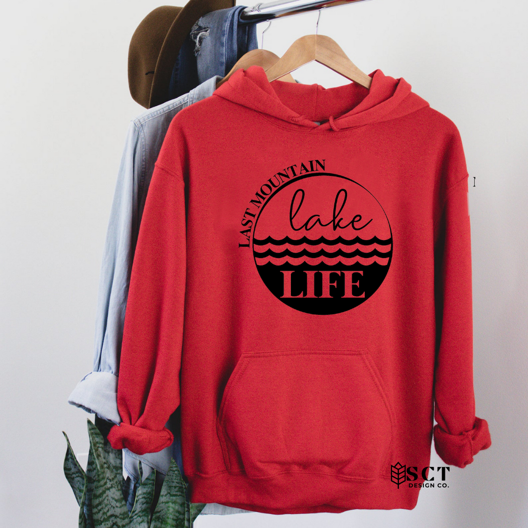 Last Mountain Lake Life {waves} - Unisex Hoodie