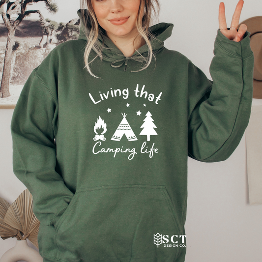 Living that camping life - Unisex Hoodie