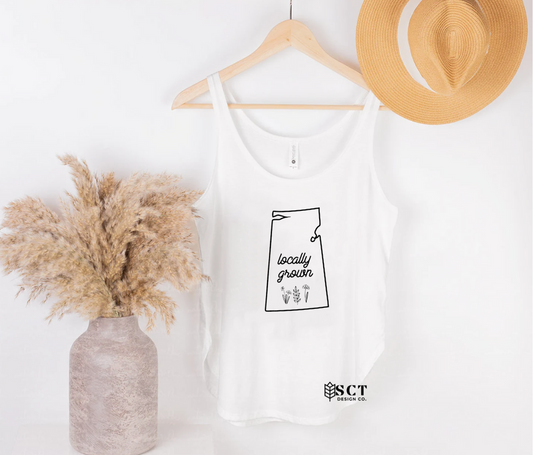 Locally grown - Ladies Racerback Tank