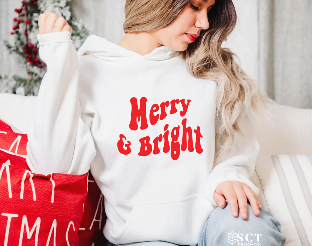 Merry & Bright - Unisex Hoodie