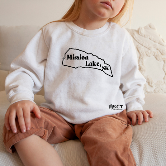 Mission Lake, SK - Youth Crewneck