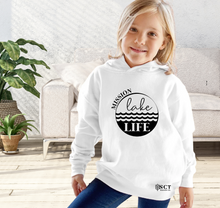 Load image into Gallery viewer, Mission Lake Life {circle of waves}  - Youth Hoodie
