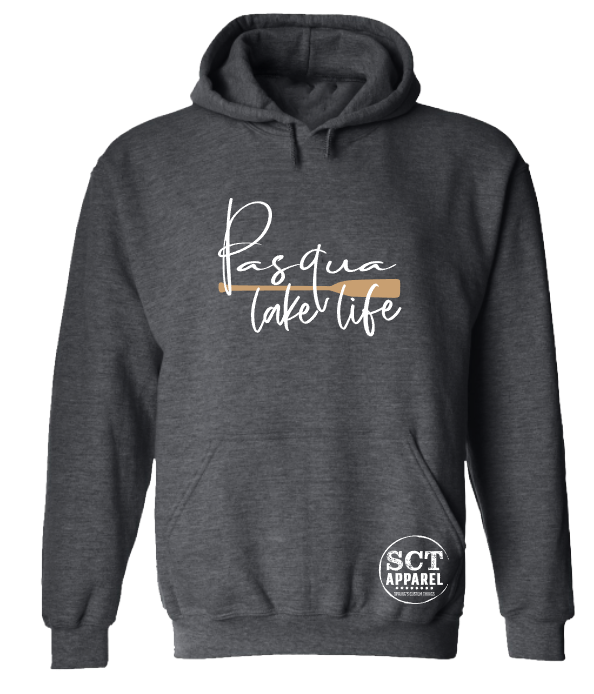 Pasqua Lake Life - Paddle/Oar Design - Unisex Hoodie/Bunnyhug