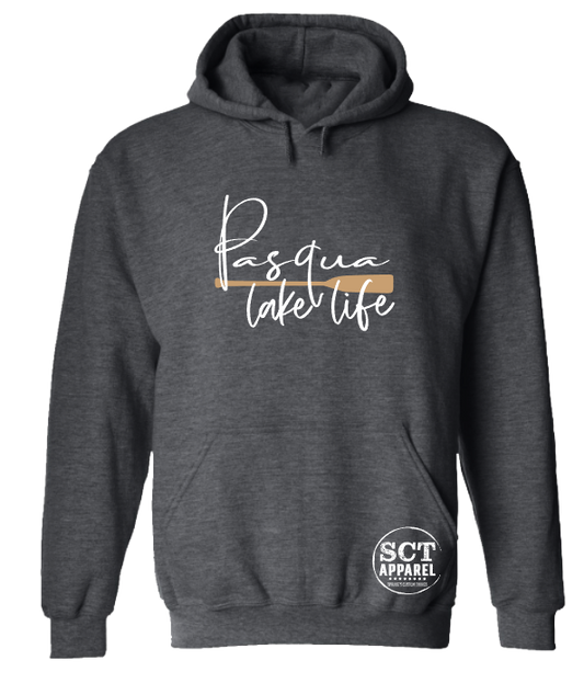 Pasqua Lake Life - Paddle/Oar Design - Unisex Hoodie/Bunnyhug