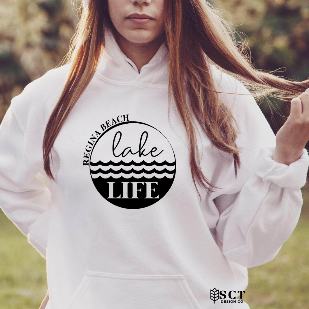 Regina Beach Lake Life {waves} - Unisex Hoodie