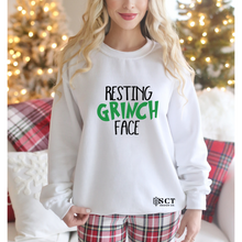 Load image into Gallery viewer, Resting Grinch Face - Unisex Crewneck
