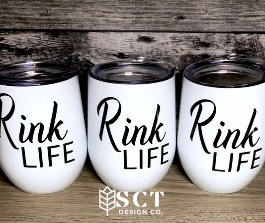Rink Life - Wine Tumbler