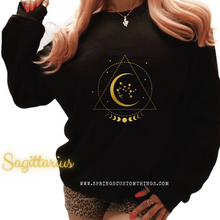 Load image into Gallery viewer, Sagittarius Celestial - Unisex Crewneck Sweater
