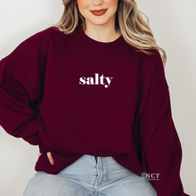 Load image into Gallery viewer, salty - Unisex Crewneck Sweater

