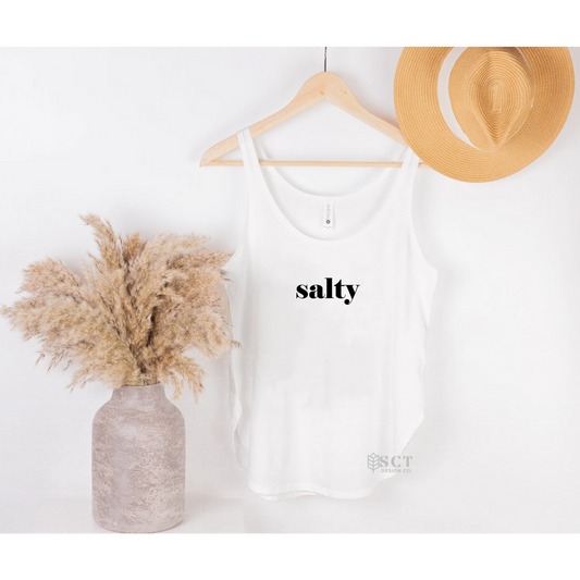salty - Ladies Racerback Tank