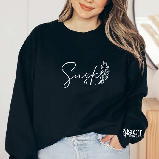Sask {wheat} - Unisex Crewneck