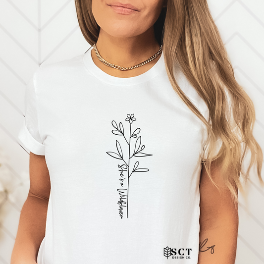 She's A Wildflower - Unisex Tee