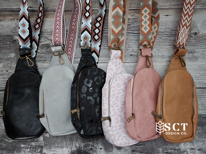 Vegan Leather Cross Body Slings