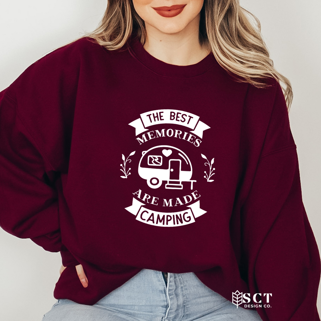 The best memories are made camping - Unisex Crewneck