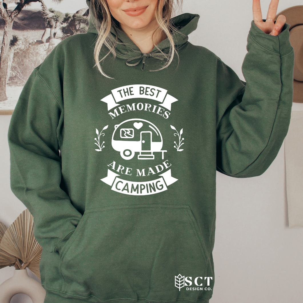 The best memories are made camping - Unisex Hoodie