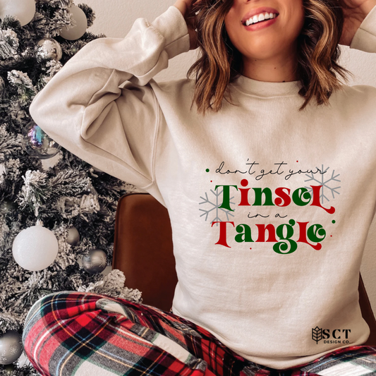 Don't get your tinsel in a tangle - Unisex Crewneck