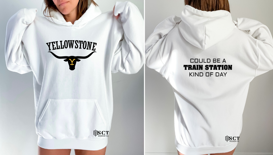 Could be a train station kind of day~Yellowstone - Unisex Hoodie
