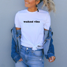 Load image into Gallery viewer, weekend vibes - Unisex Tee
