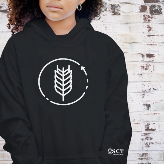 Wheat Circle - Youth Hoodie