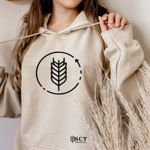Load image into Gallery viewer, Wheat Circle - Unisex hoodie
