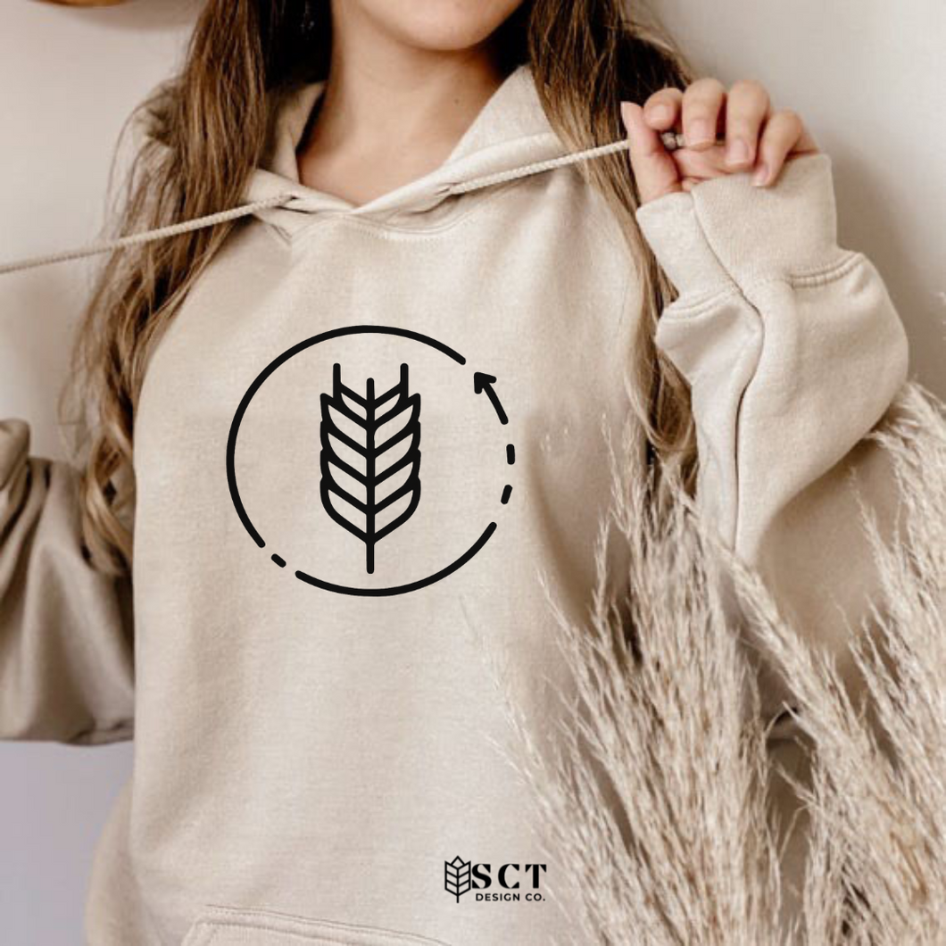 Wheat Circle - Unisex hoodie